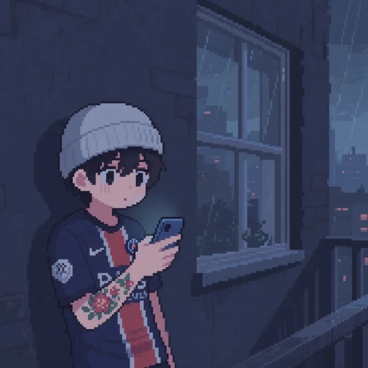 足球像素风头像