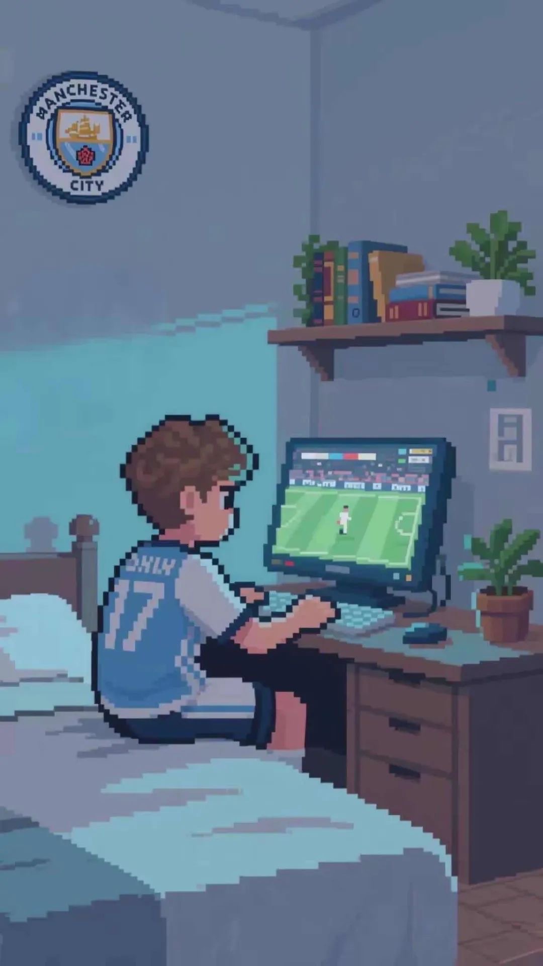 足球像素风头像